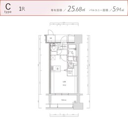 エンクレスト博多EAST PARKの物件間取画像